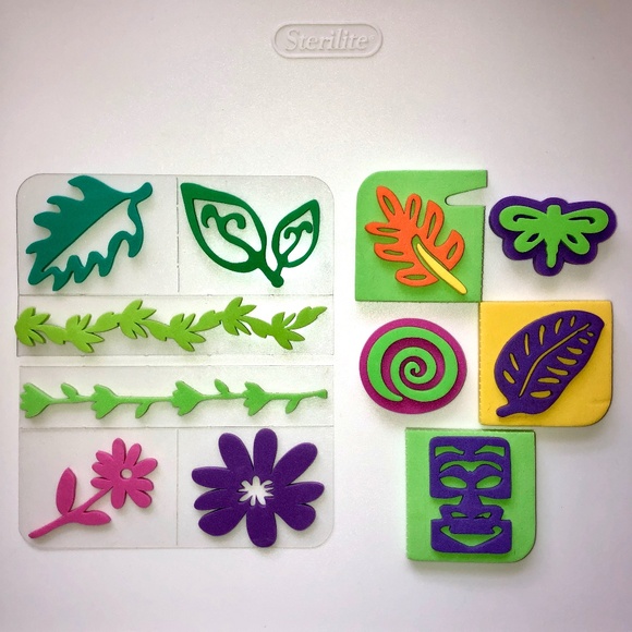 VARIOUS Floral, Insect Graphic Foam Rubber Stamps Acrylic Mount Set of 11 NEW! - Picture 1 of 5